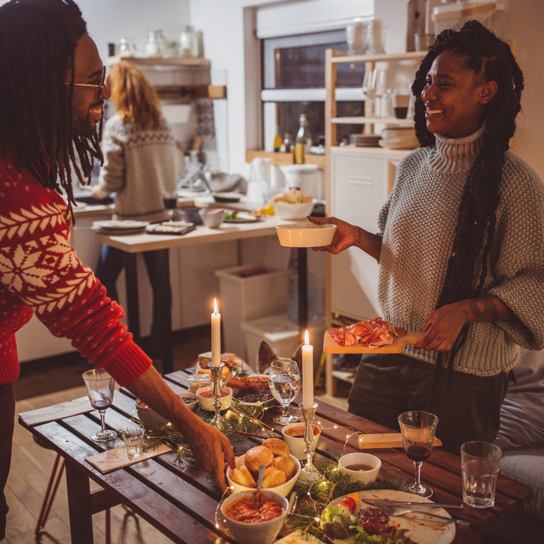 Cozy Dinner for social gatherings with herbal consumption PC stevtikd